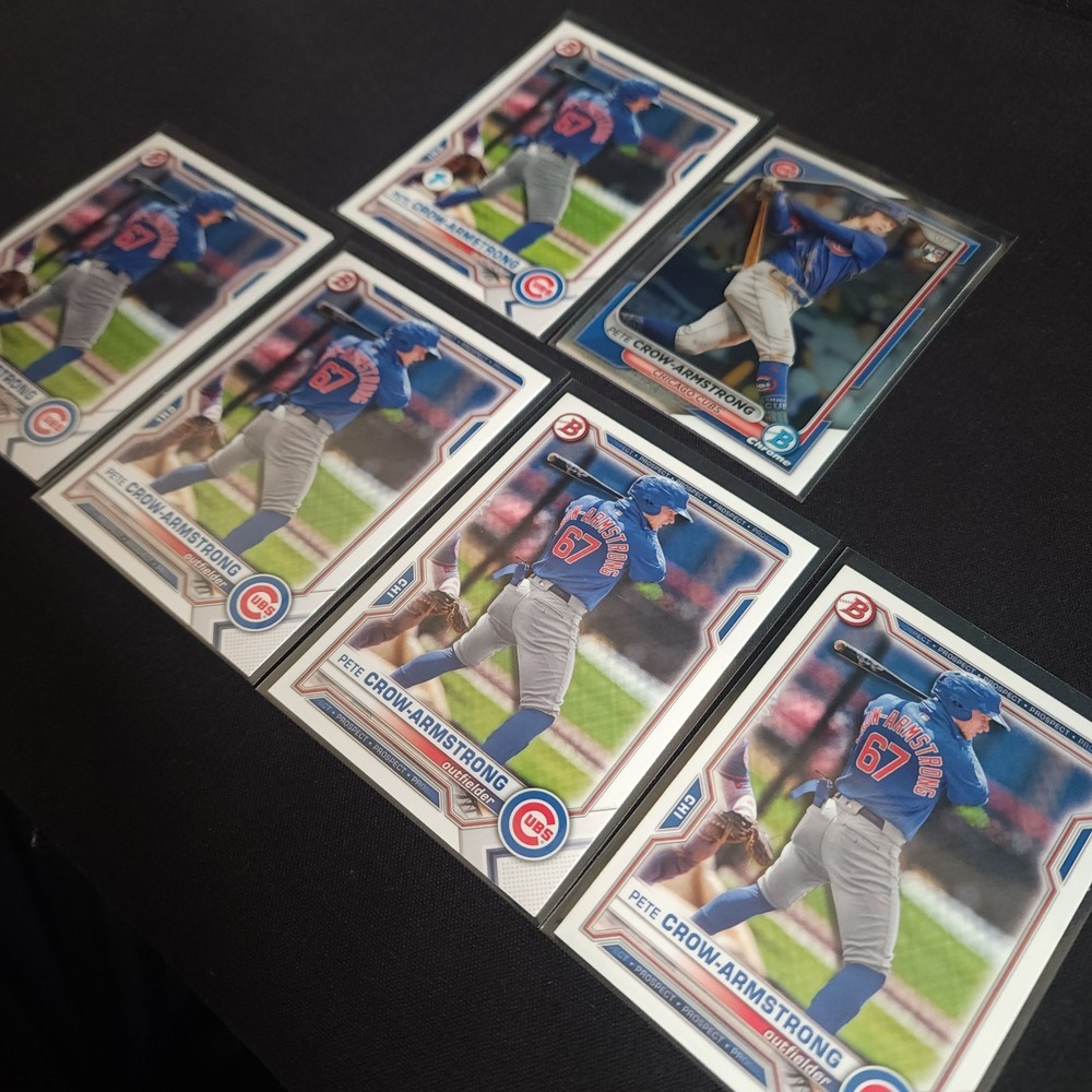 Pete Crow-Armstrong Bowman Rookie RC Cards 2021, 2024